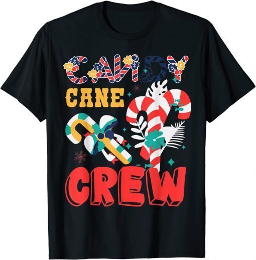 Candy Cane Cutie Crew Christmas T-Shirt