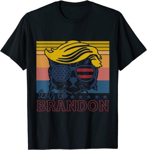 Cat Trump Let's Go Brandon T-Shirt