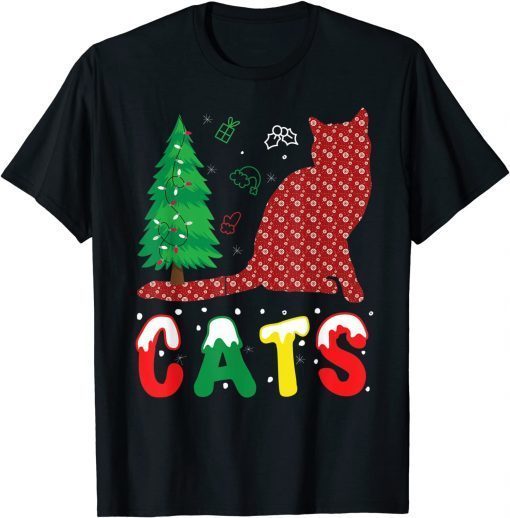 Cats Christmas Pajama Family Xmas Classic T-Shirt