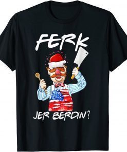 Chef Ferk Jer Berdin Vintage American Flag Unisex Shirt