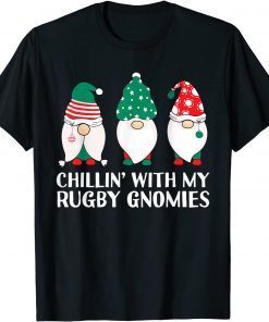 Chilling With My Rugby Gnomies Unisex Shirt