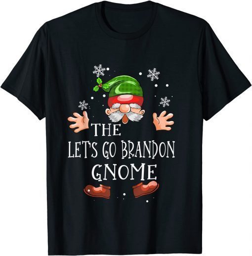 Christmas 2021 Let's Go Branson Brandon Gnome Christmas T-Shirt