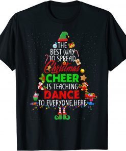 Christmas Cheer Is Teaching Dance Santa Elf Teacher Group Classic Shirt