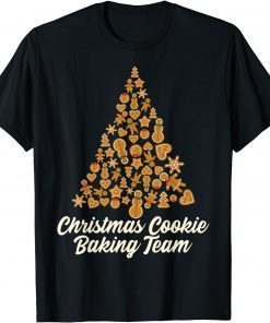 Christmas Cookie Baking Team Costume Xmas Cookie Tree Unisex T-Shirt