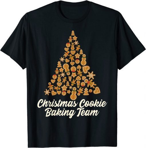 Christmas Cookie Baking Team Costume Xmas Cookie Tree Unisex T-Shirt