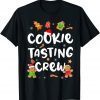 Christmas Cookie Tasting Crew Pajama Family Xmas 2021 T-Shirt