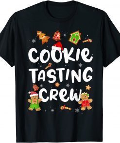 Christmas Cookie Tasting Crew Pajama Family Xmas 2021 T-Shirt