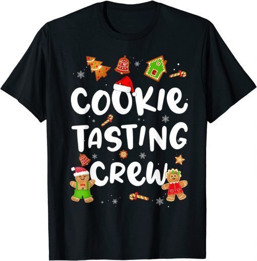 Christmas Cookie Tasting Crew Pajama Family Xmas 2021 T-Shirt