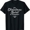 Christmas Drinking Whiskey Liquor Drinker Saying T-Shirt