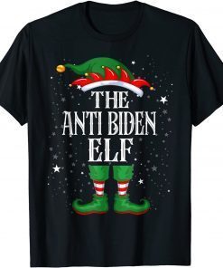 Christmas Elf Matching Family Group The Anti Biden Unisex Shirt