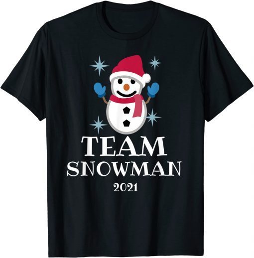 Christmas Family Matching Group Pajamas Xmas Team Snowman Gift Shirt