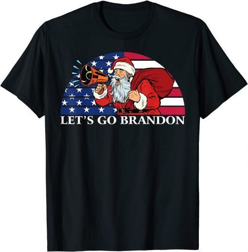 Christmas Family Matching, Santa Lets Go Brandon Classic Shirt