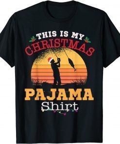 Christmas Fishing This Is My Christmas Pajama Classic Shirt