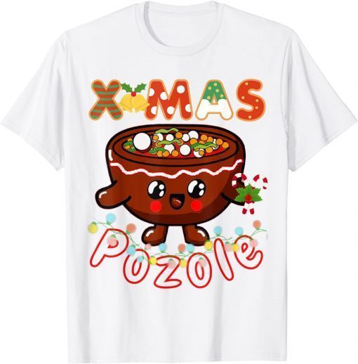 Christmas Foodie Cute Pozole Bowl Ugly Pajama Gift Shirt