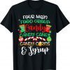 Christmas Four Main Food Groups Elf Buddy Xmas Pajamas T-Shirt