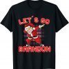 Christmas Let's Go Brandon Dabbing Santa Claus Xmas Classic Shirt