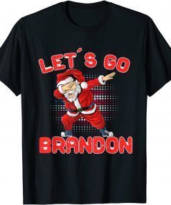 Christmas Let's Go Brandon Dabbing Santa Claus Xmas Classic Shirt