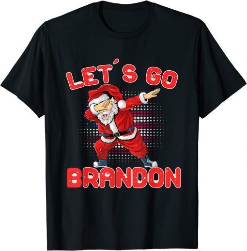 Christmas Let's Go Brandon Dabbing Santa Claus Xmas Classic Shirt