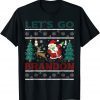Christmas Let's Go Brandon Santa Dabbing Snowman Reindeer Classic Shirt