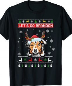 Christmas Let’s Go Brandon Santa Xmas Dog Gift Shirt