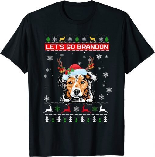 Christmas Let’s Go Brandon Santa Xmas Dog Gift Shirt