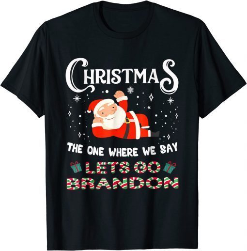 Christmas Let's Go Branson Brandon Anti Liberal Classic Shirt