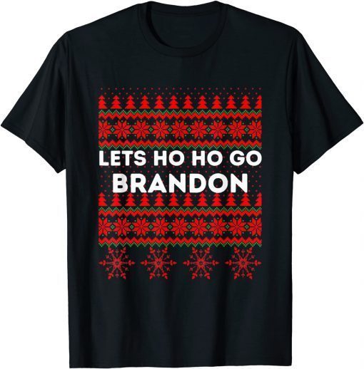 Christmas Lets Ho Ho Go Brandon Ugly Sweater's Limited Shirt