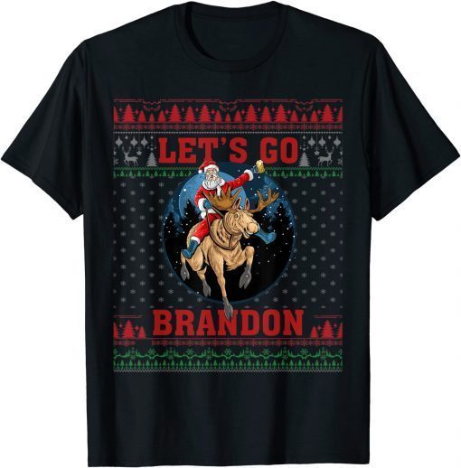 Christmas Let's go Brandon Santa Classic T-Shirt