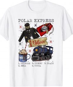 Christmas North Pole Polar Express All Abroad Xmas Santa T-Shirt