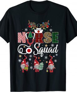 Christmas Nurse Crew Squad Xmas Nursing Pajamas Classic T-Shirt