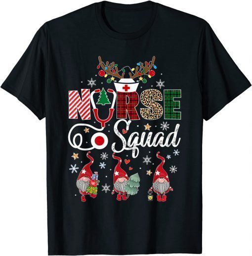 Christmas Nurse Crew Squad Xmas Nursing Pajamas Classic T-Shirt