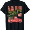 Christmas On Farm Fresh Christmas Tree Vinatage Truck Farmer Gift Shirt