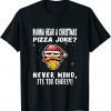 Christmas Pizza Joke Santa Beard Xmas 2021 Official Shirt