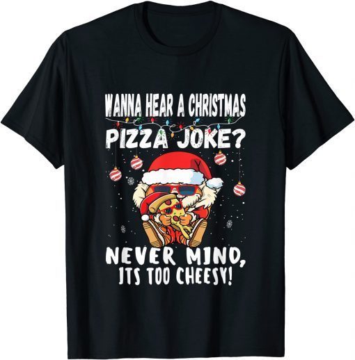 Christmas Pizza Joke Shiba Inu Dog Santa Hat Xmas 2022 Unisex Shirt