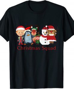 Christmas Squad Matching Family Group Christmas Party Pajama Gift Shirt