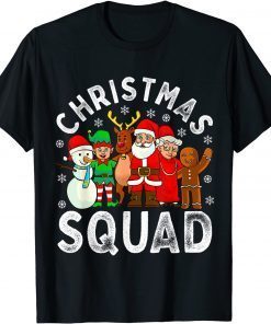 Christmas Squad Santa Family Matching Pajamas Xmas Gift Shirt