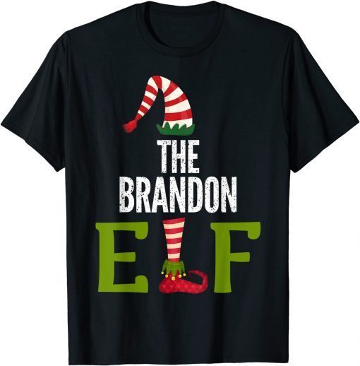 Christmas The Brandon Elf American Impeach Biden Elf T-Shirt