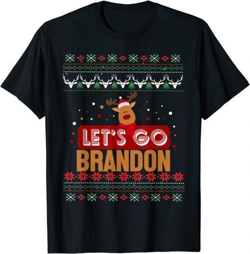 Christmas Ugly Sweater Let's Go Brandon Anti Joe Biden Classic Shirt