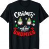 Christmas With My Gnomies Gnome Friend Xmas Unisex Shirt