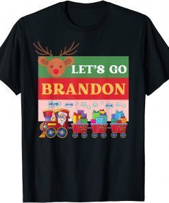 Christmas shirt Let's go Brandon Meme Chant Gift T-Shirt