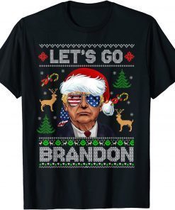 Conservative American Flag Let’s Go Brandon Ugly Unisex Shirt