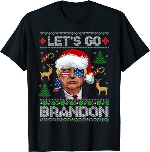 Conservative American Flag Let’s Go Brandon Ugly Unisex Shirt