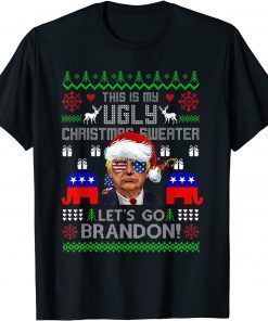 Conservative Let’s Go Brandon Ugly Christmas Tee Pro Gift T-Shirt