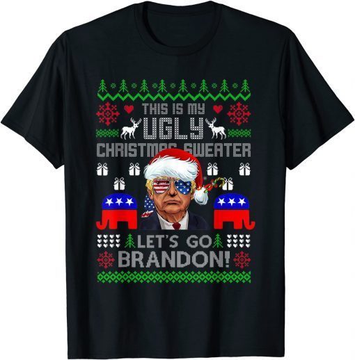 Conservative Let’s Go Brandon Ugly Christmas Tee Pro Gift T-Shirt