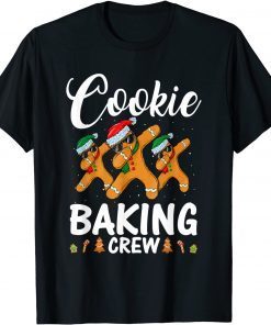 Cookie Baking Crew Family Christmas Gingerbread Team T-Shirt