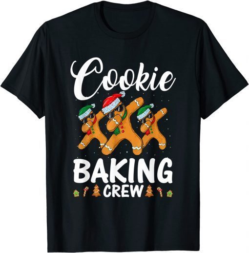 Cookie Baking Crew Family Christmas Gingerbread Team T-Shirt