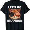Cool Cat Lets Go Brandon, Cat US Sunglasses Let's Go Brandon Limited Shirt