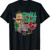 Country Farmer Life Small Town Christmas Red Vintage Truck Classic T-Shirt