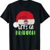 Couples Matching Christmas Lets Go Brandon Gift Shirt