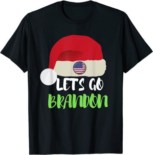 Couples Matching Christmas Lets Go Brandon Gift Shirt